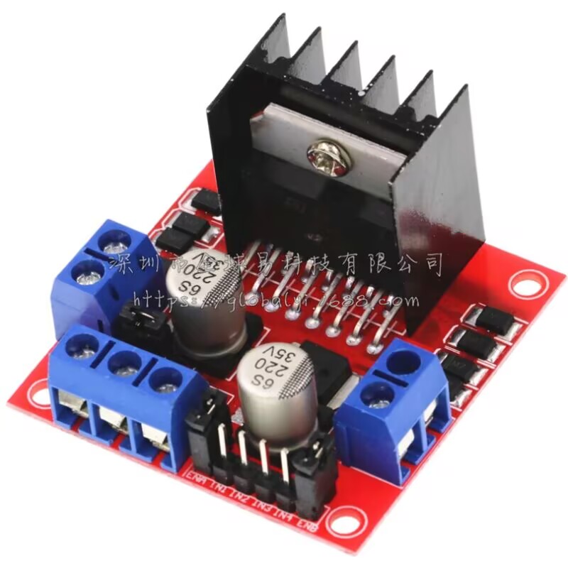 L298N Module - وحدة تحكم محرك ستيبر DC ثنائية