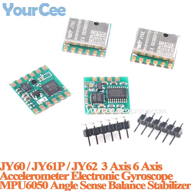 Accelerometer Mpu6050 - JY60 JY61P JY62 ثلاثة محاور ستة