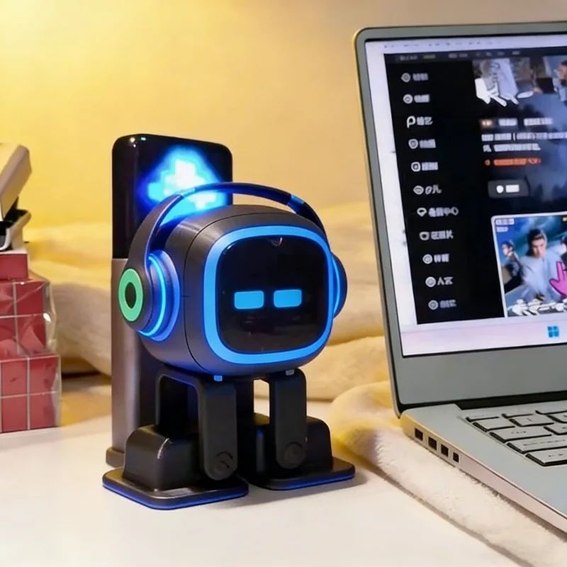Ros Robot - روبوت EMO AI الجديد، رفيق مكتبي