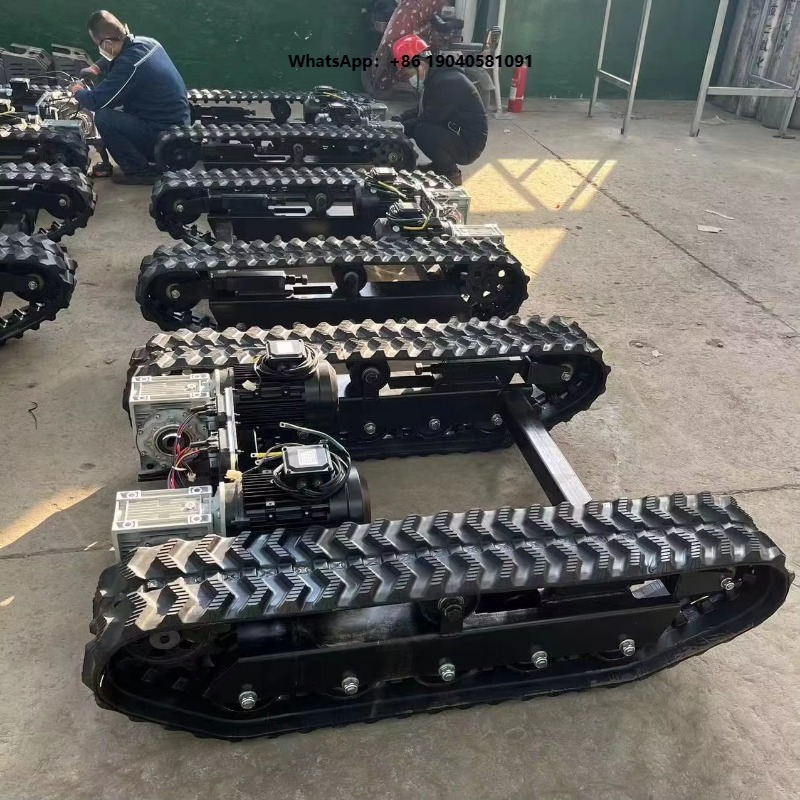 Tracked Robot Chassis - منتج عالمي رائج: شاسيه روبوت مجنزر