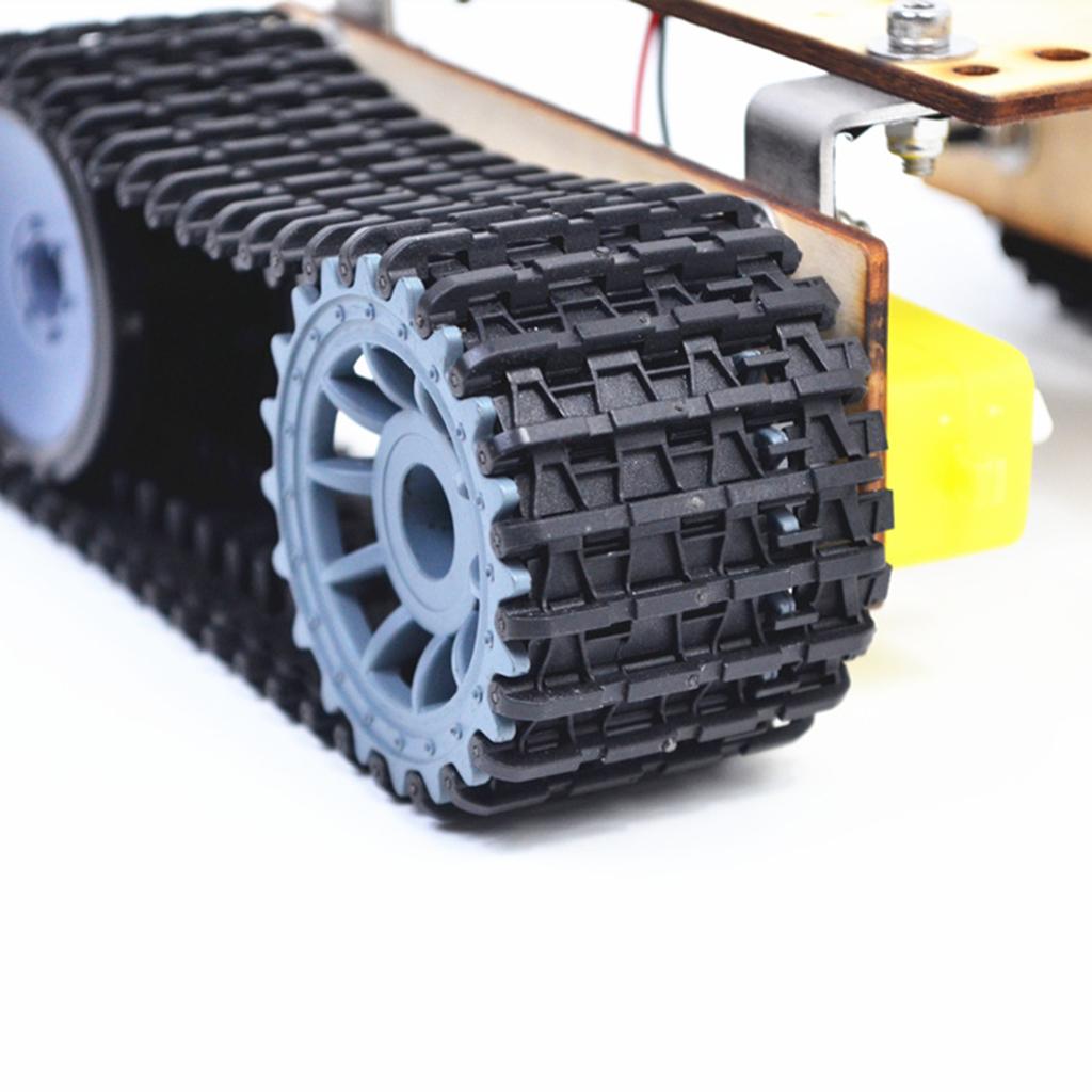 Tracked Robot Chassis - مجموعة هيكل زاحف دبابة روبوتية، مسارات