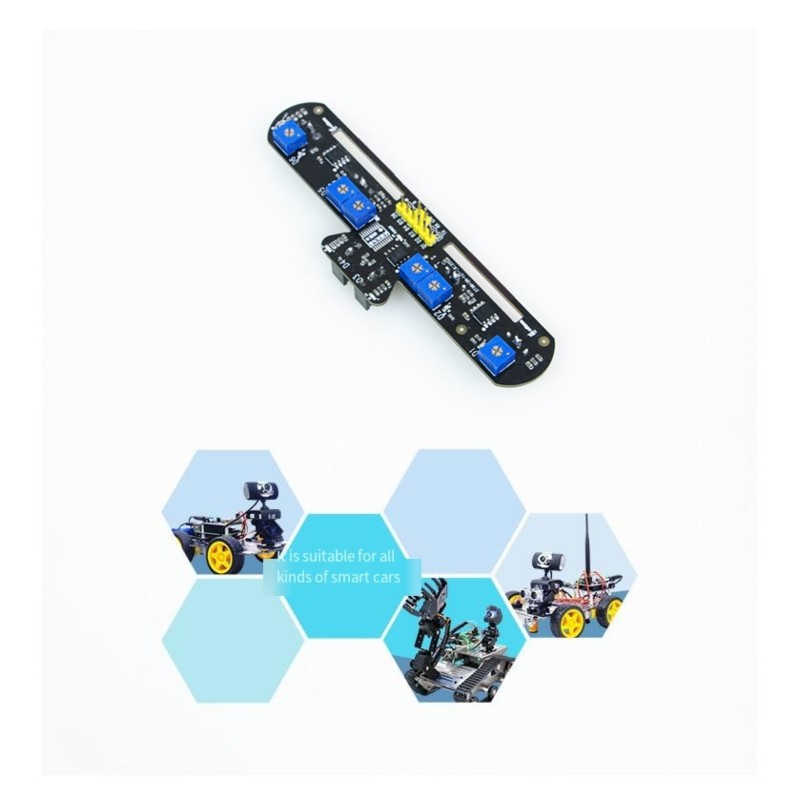 Robot Bluetooth Car - وحدة تتبع بالأشعة تحت الحمراء بـ