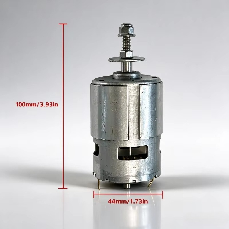 محرك تيار مستمر 755 بجهد 12 فو - مراجعة Dc Motor 12V وسعره