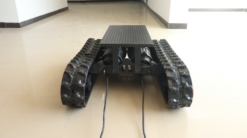 هيكل روبوت لف الكابلات تحت الم - مراجعة Tracked Robot Chassis وسعره