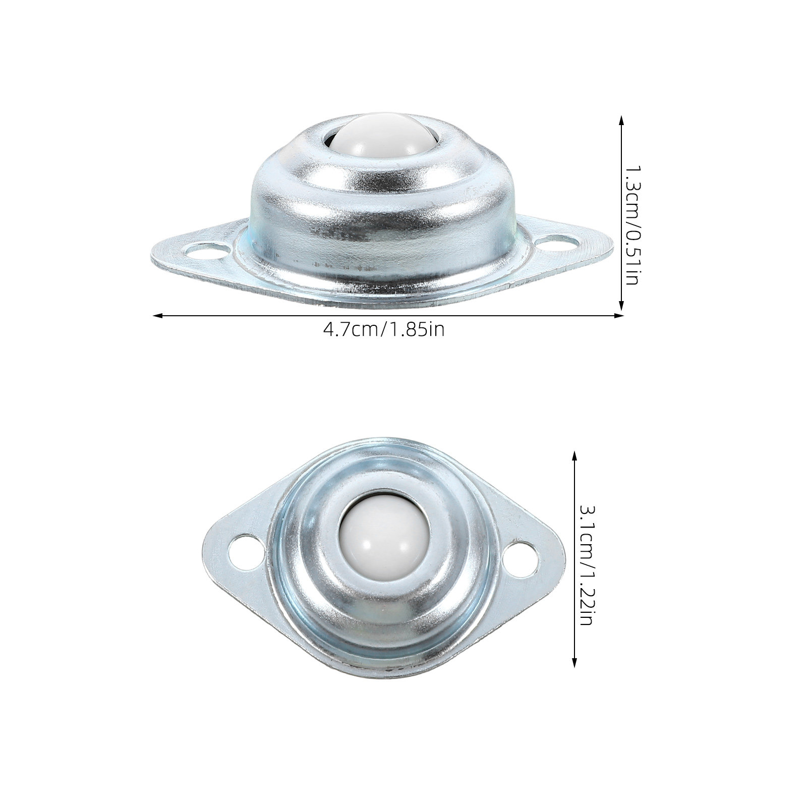 12 قطعة من عجلات الكرات العالم - مراجعة Caster Wheel وسعره