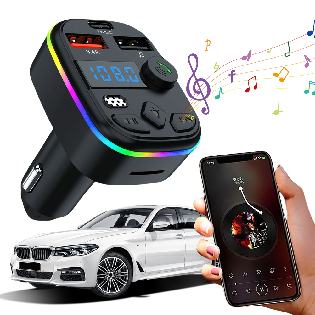 1/3/5 قطعة سيارة FM جهاز ريسيف - مراجعة Robot Bluetooth Car وسعره