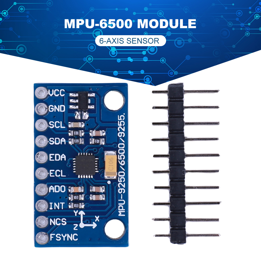 MPU6500 6-Axis Gyroscope Accel - مراجعة Accelerometer Mpu6050 وسعره