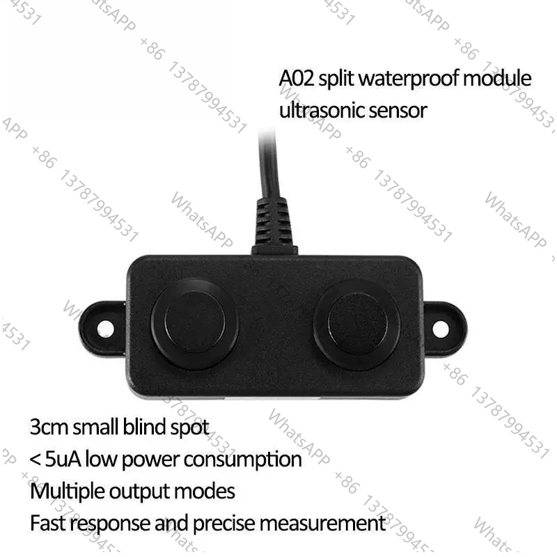 مستشعر مسافة مقاوم للماء IP67  - مراجعة Ultrasonic Distance Sensor وسعره