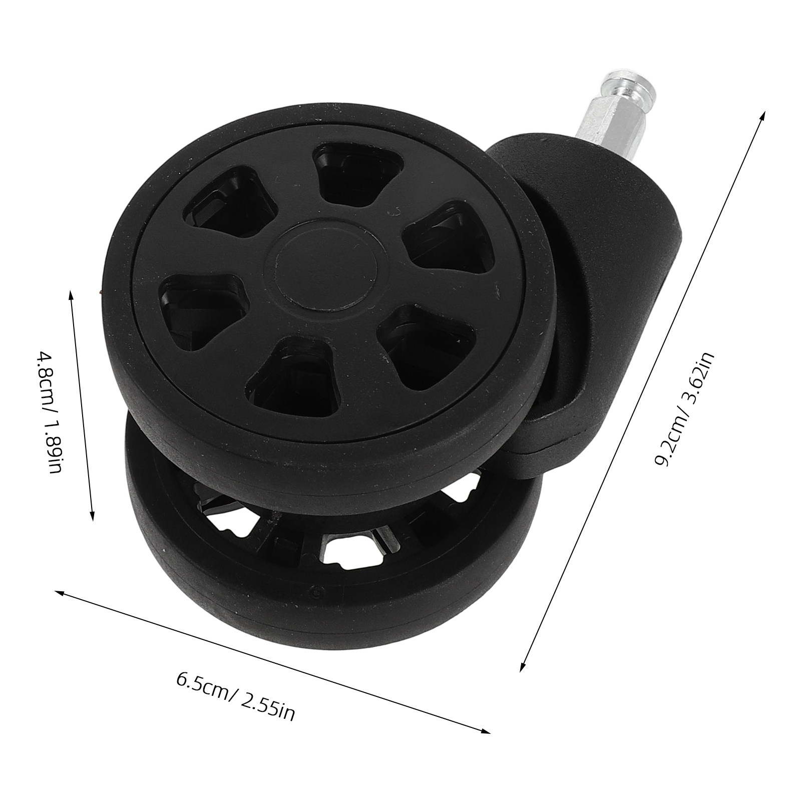 قطعتان من عجلات الأمتعة العالم - مراجعة Caster Wheel وسعره