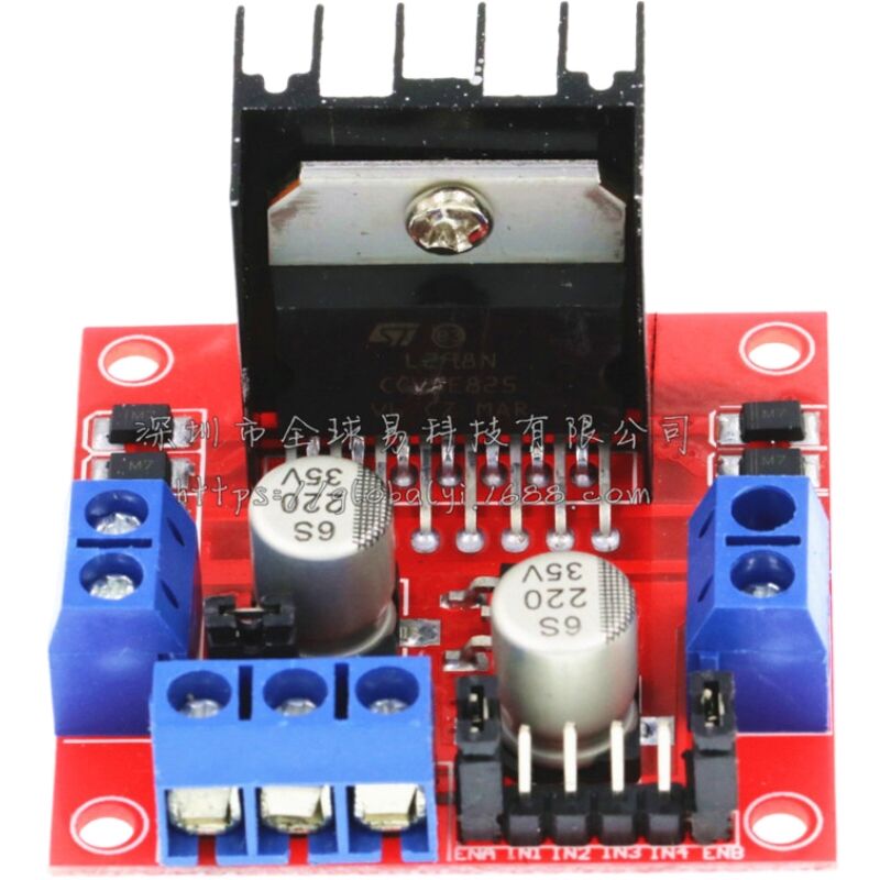 وحدة تحكم محرك ستيبر DC ثنائية - مراجعة L298N Module وسعره