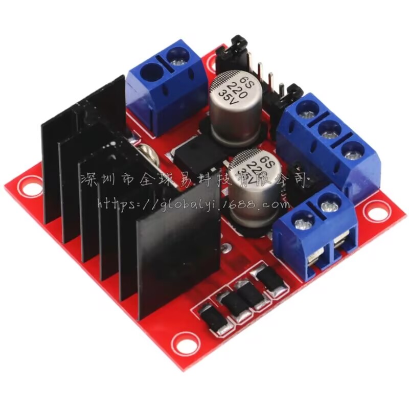 وحدة تحكم محرك ستيبر DC ثنائية - مراجعة L298N Module وسعره