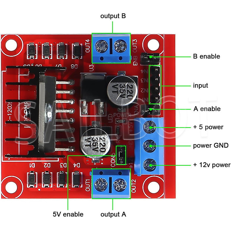1/5/10 قطعة L298N موتور تيار م - مراجعة L298N Module وسعره