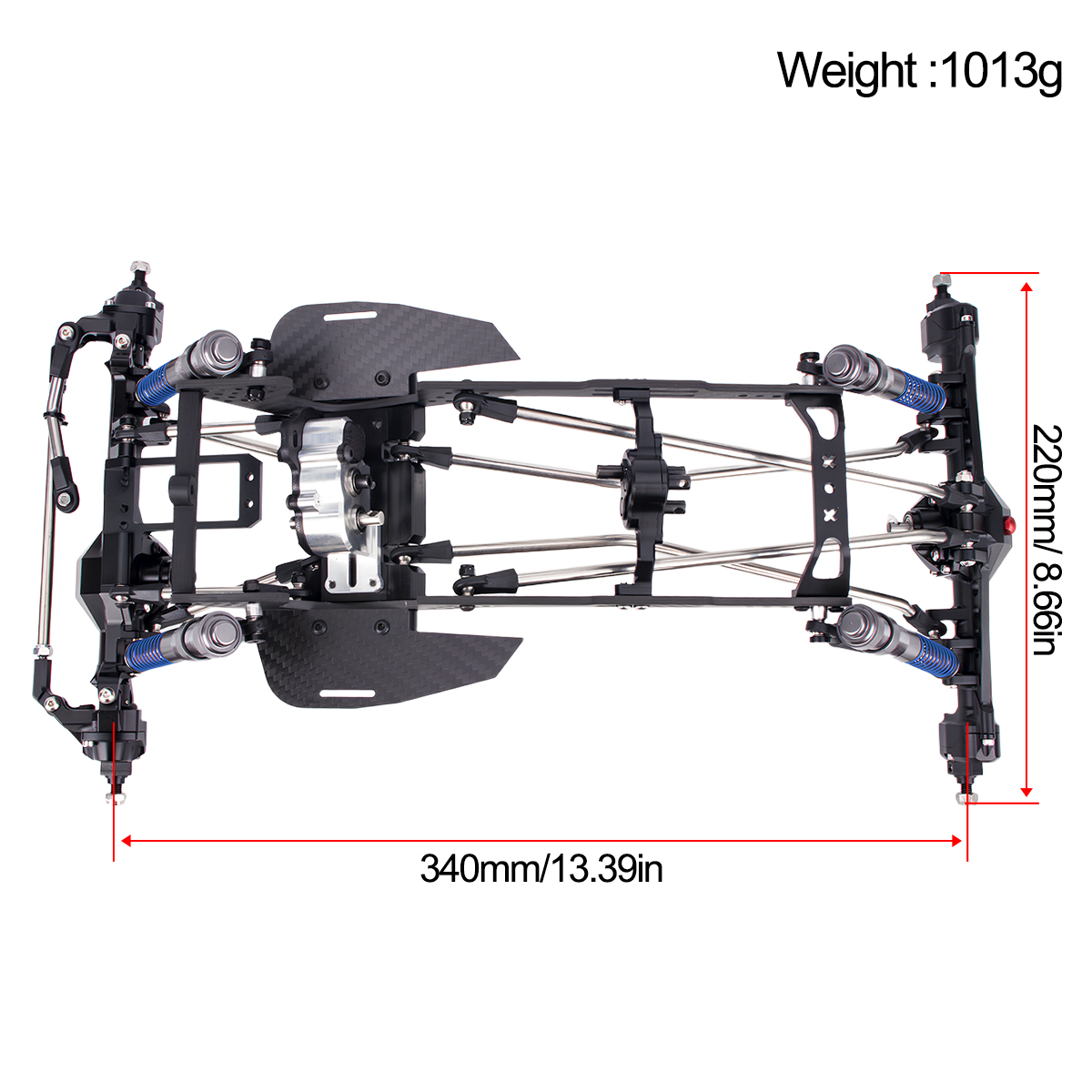 طقم هيكل من ألياف الكربون LCG  - مراجعة Robot Car Kit وسعره