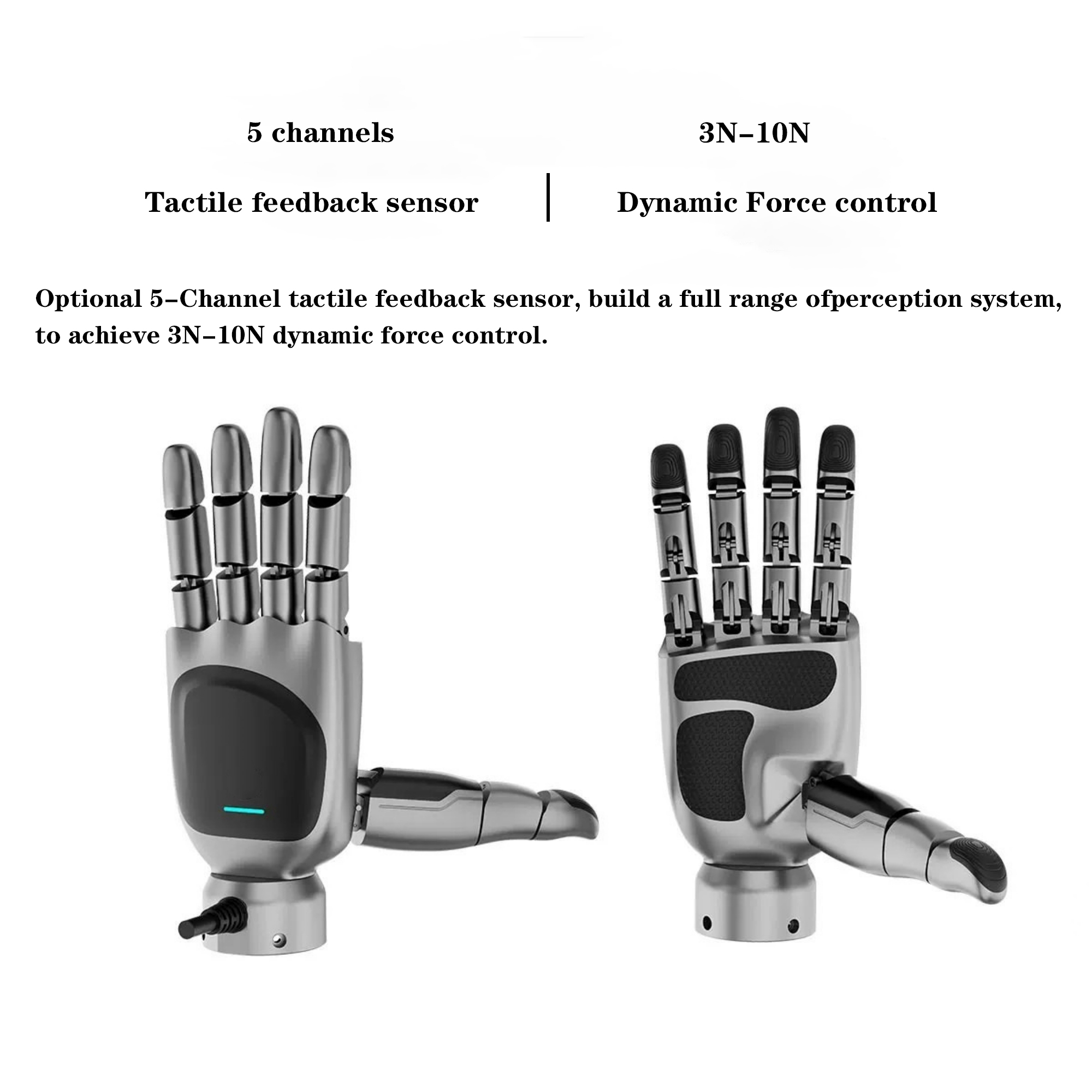 يد روبوتية ماهرة ذات خمسة أصاب - مراجعة Ros Robot وسعره