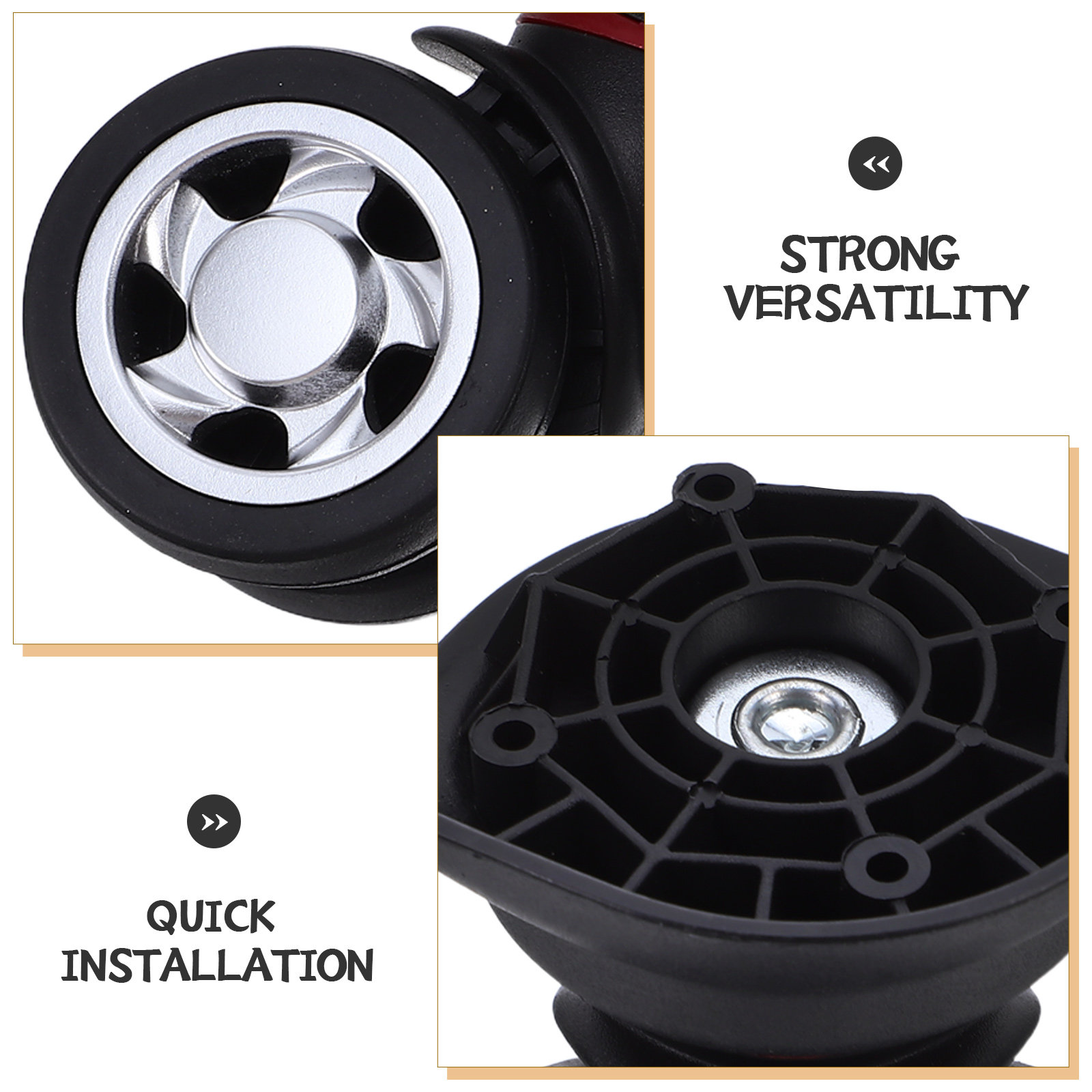 مجموعة عجلات بديلة عالمية للأم - مراجعة Caster Wheel وسعره