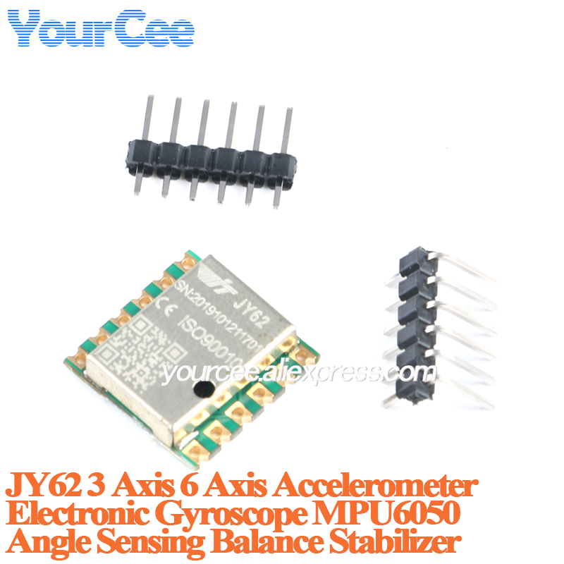 JY60 JY61P JY62 ثلاثة محاور ست - مراجعة Accelerometer Mpu6050 وسعره