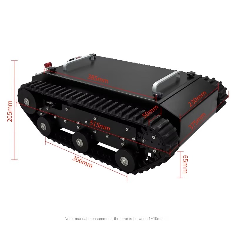 هيكل روبوت مجنزر UGV الأكثر مب - مراجعة Tracked Robot Chassis وسعره