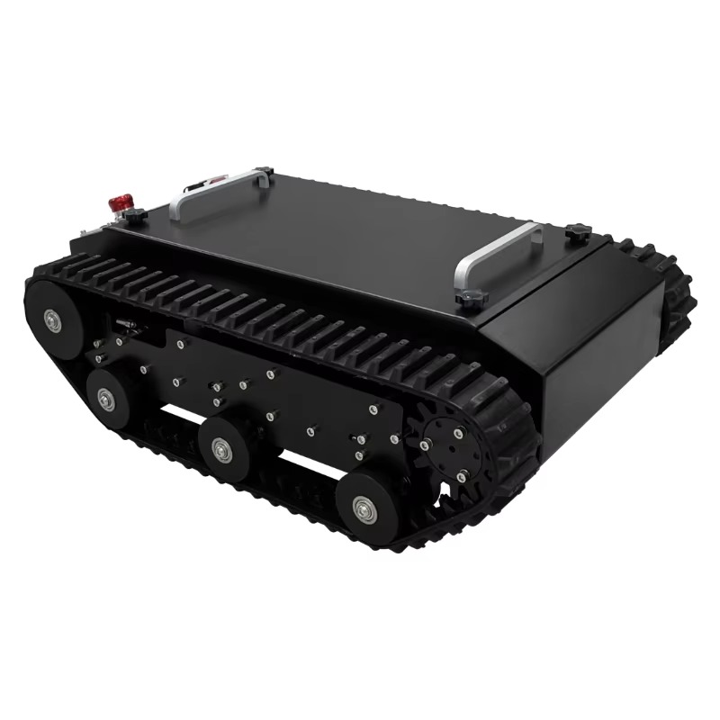 هيكل روبوت مجنزر UGV الأكثر مب - مراجعة Tracked Robot Chassis وسعره