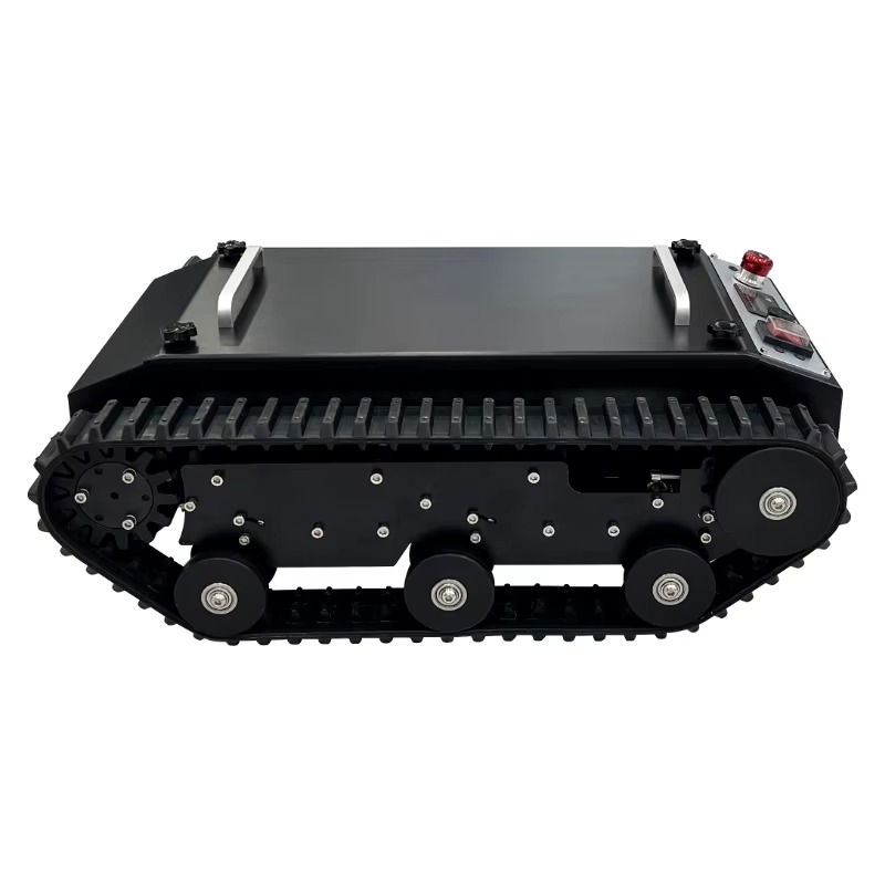 هيكل روبوت مجنزر UGV الأكثر مب - مراجعة Tracked Robot Chassis وسعره