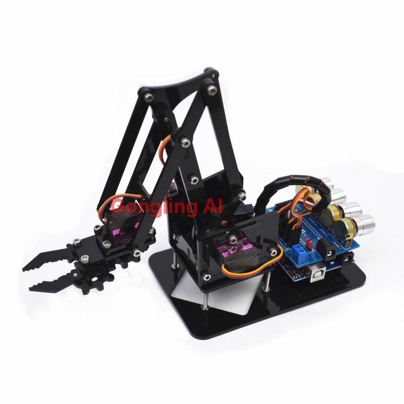 ذراع روبوت ميكانيكي STEM بـ 4  - مراجعة Sg90 Servo وسعره