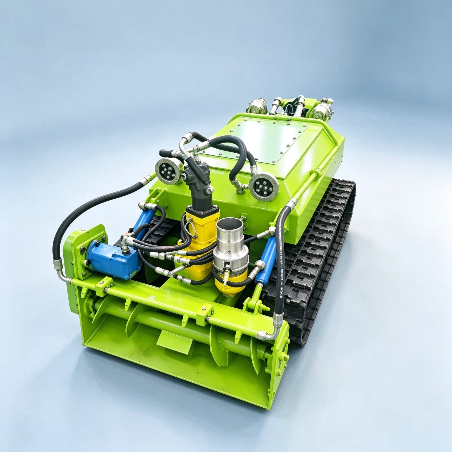 روبوت تجريف هيدروليكي بقاعدة م - مراجعة Tracked Robot Chassis وسعره