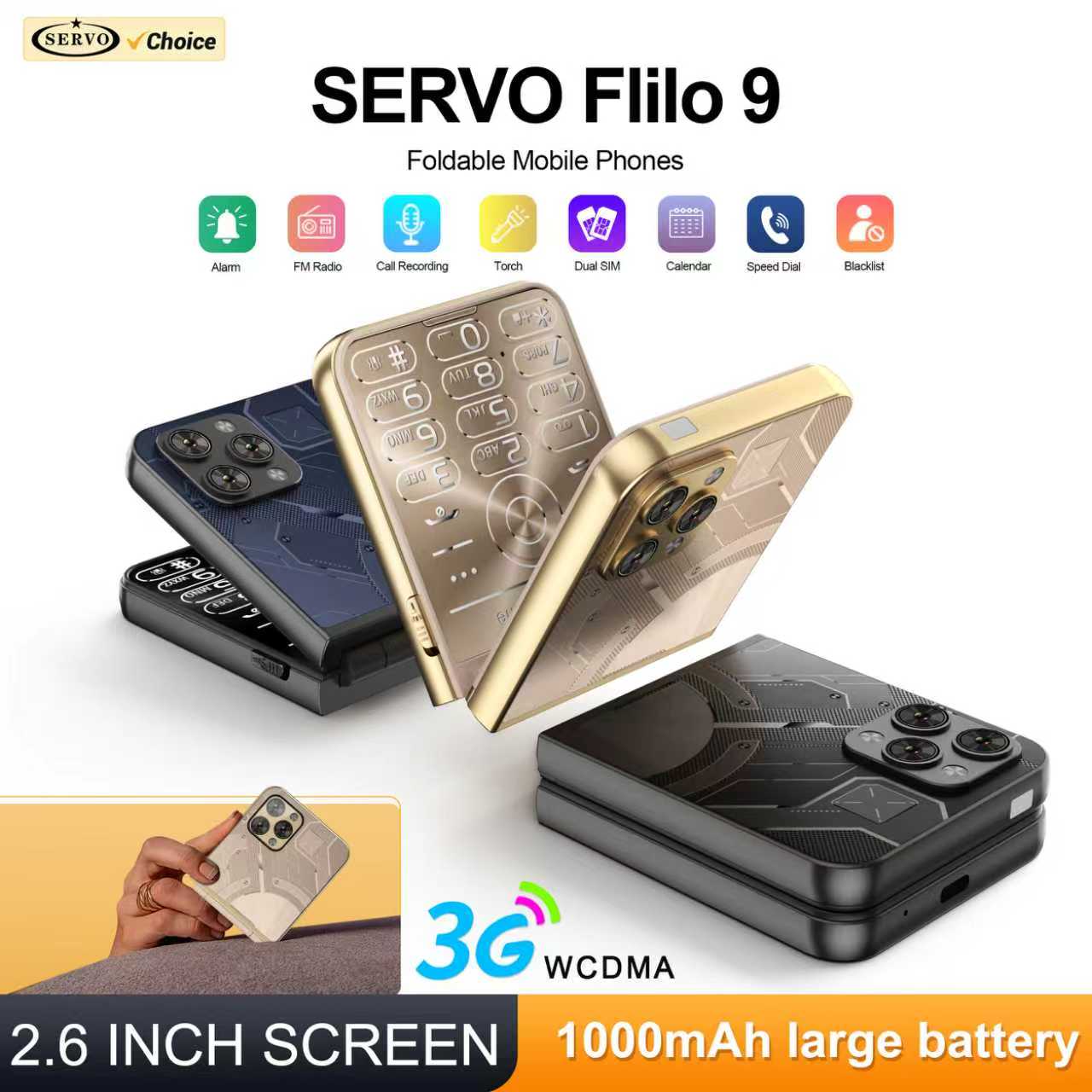 سيرفو Flilo9 هاتف محمول قابل ل - مراجعة Servo Pan Tilt وسعره