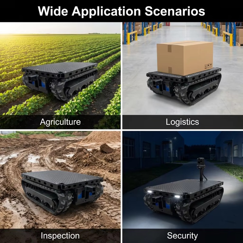 هيكل زاحف متين يتحمل الأحمال ا - مراجعة Tracked Robot Chassis وسعره