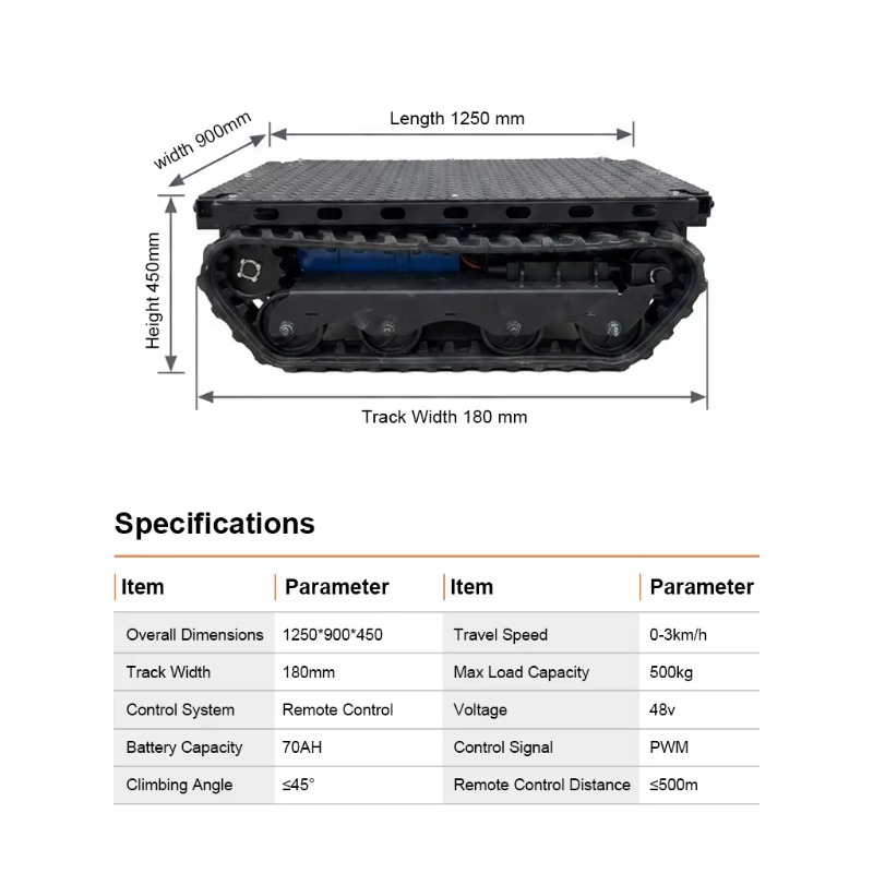 هيكل زاحف متين يتحمل الأحمال ا - مراجعة Tracked Robot Chassis وسعره