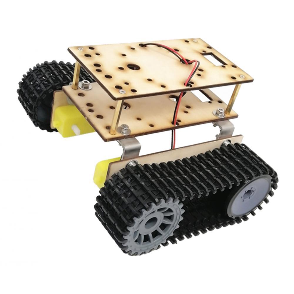 مجموعة هيكل زاحف دبابة روبوتية - مراجعة Tracked Robot Chassis وسعره