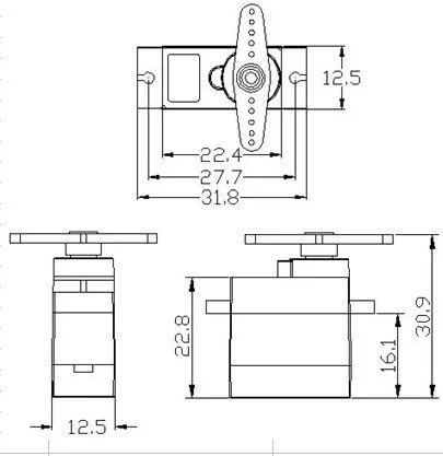 فيتيك FT90MR سيرفو ميكرو للهلي - مراجعة Micro Servo وسعره