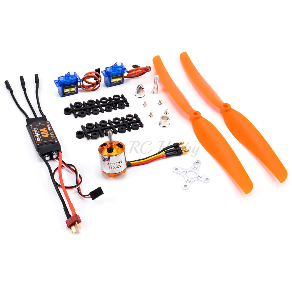 جديد A2217 2217 1100KV 1250KV  - مراجعة Sg90 Servo وسعره