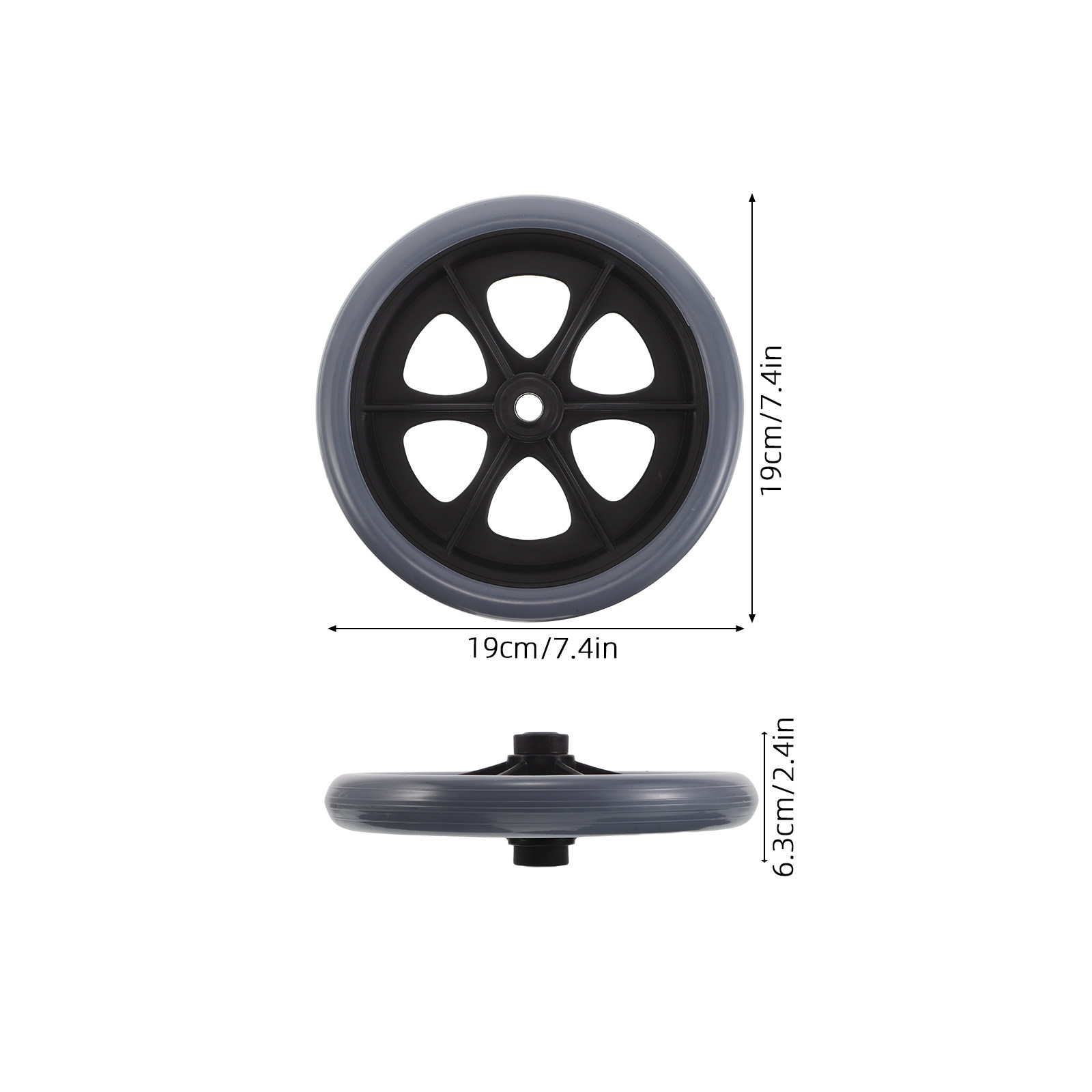 2 قطعة عجلات أمامية عالمية لكر - مراجعة Caster Wheel وسعره