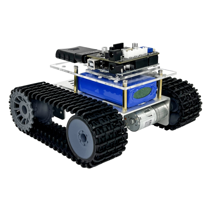 سيارة ذكية بقاعدة مجنزرة UNO R - مراجعة Robot Bluetooth Car وسعره
