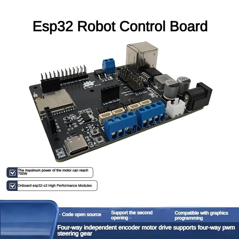 لوحة تحكم ESP32S3 بمحركات سيرف - مراجعة Arduino Robot وسعره
