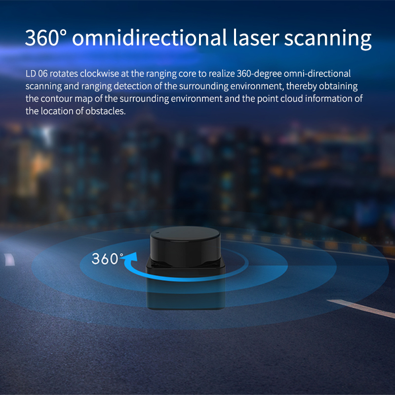 LD06 Lidar طقم ماسح ضوئي محمول - مراجعة Ros Robot وسعره
